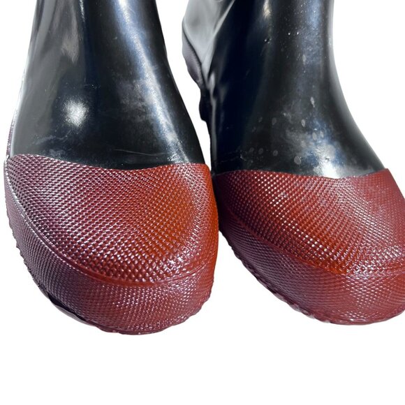 Vintage Explorers Mens Size 5 Rubber Boots 100% Waterproof Steel Shank Wellies - Picture 2 of 12